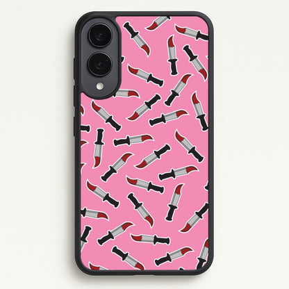 Bloody Knife Pattern  - Scream Phone Case for Galaxy S25 Edge