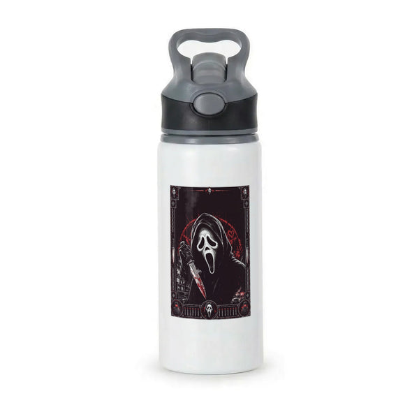 Scream Horror Poster Active Water Bottle - Black