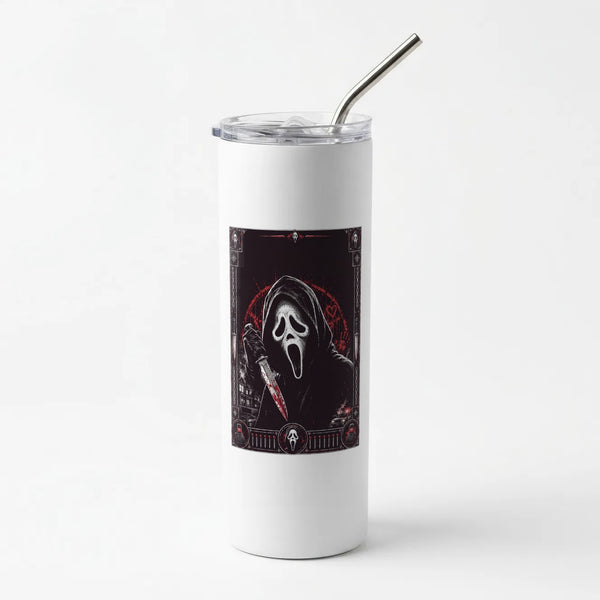 Scream Horror Poster Skinny Tumbler