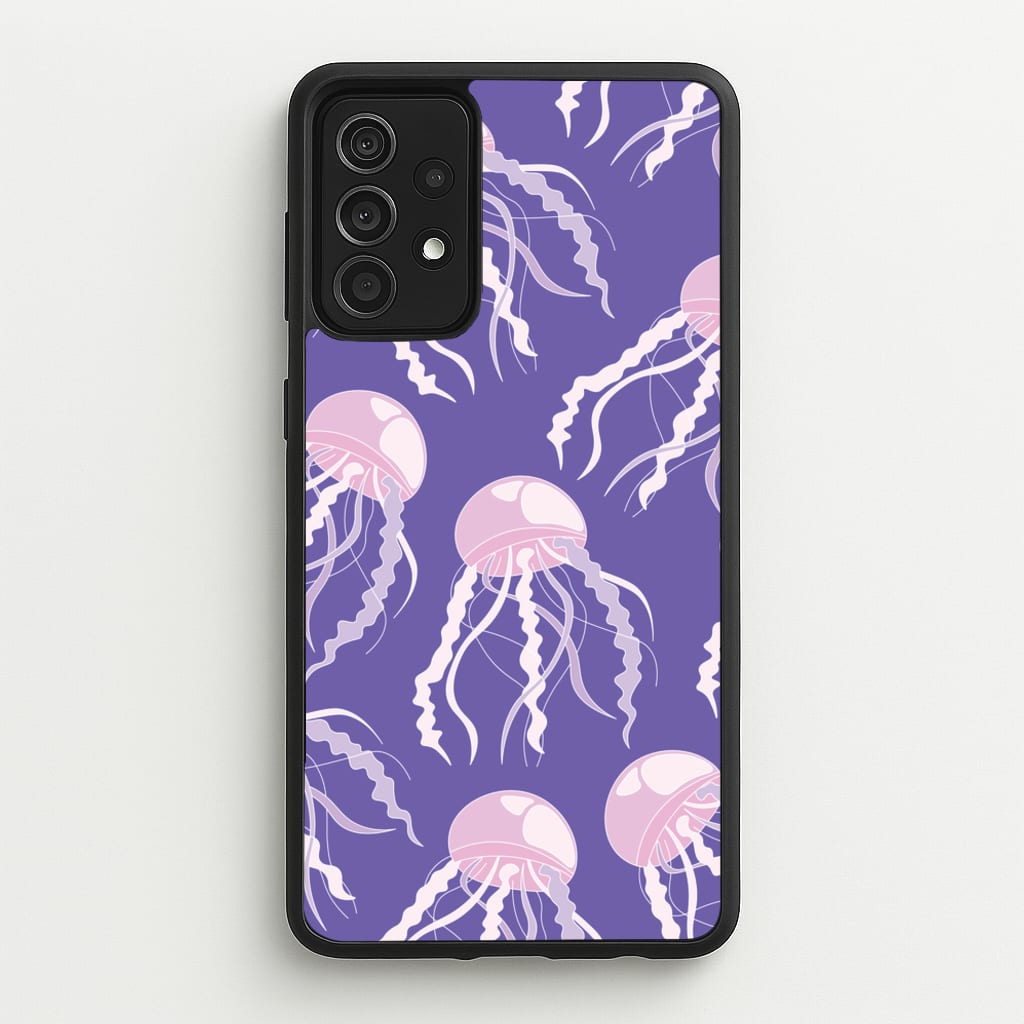 Jellyfish Pattern - Sealife  - Sealife Phone Case for Galaxy A52 / A52s