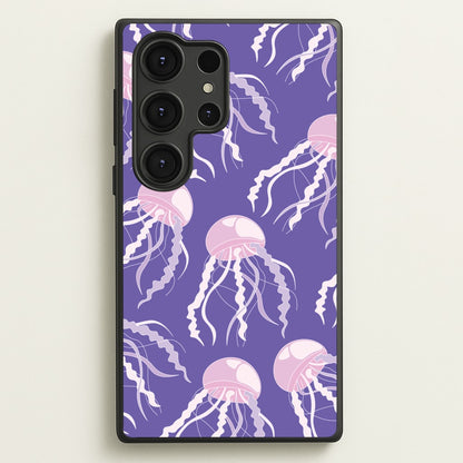Jellyfish Pattern - Sealife  - Sealife Phone Case for Galaxy S25 Ultra