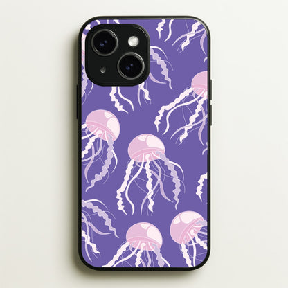 Jellyfish Pattern - Sealife  - Sealife Phone Case for iPhone 14
