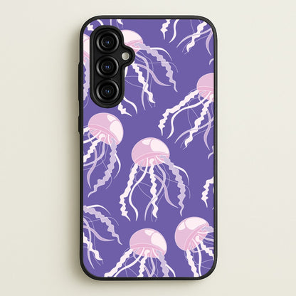 Jellyfish Pattern - Sealife  - Sealife Phone Case for Galaxy A54