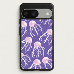 Jellyfish Pattern - Sealife  - Sealife Phone Case for Google Pixel 9 / 9 Pro