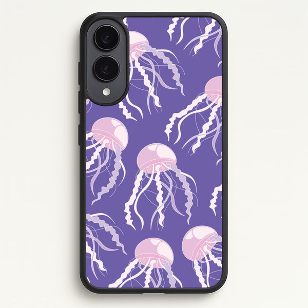 Jellyfish Pattern - Sealife  - Sealife Phone Case for Galaxy S25 Edge