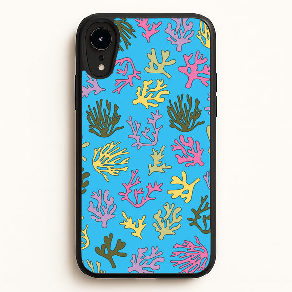 Coral Pattern - Sealife  - Sealife Phone Case for iPhone XR
