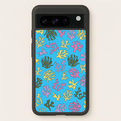 Coral Pattern - Sealife  - Sealife Phone Case for Google Pixel 8 Pro