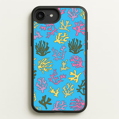 Coral Pattern - Sealife  - Sealife Phone Case for iPhone 6 Plus / 7 Plus / 8 Plus