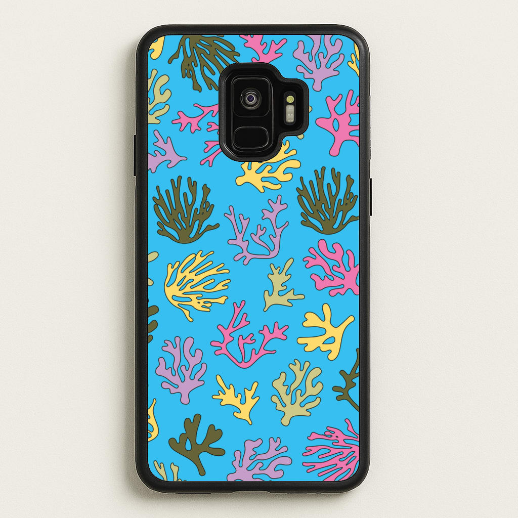 Coral Pattern - Sealife  - Sealife Phone Case for Galaxy S9