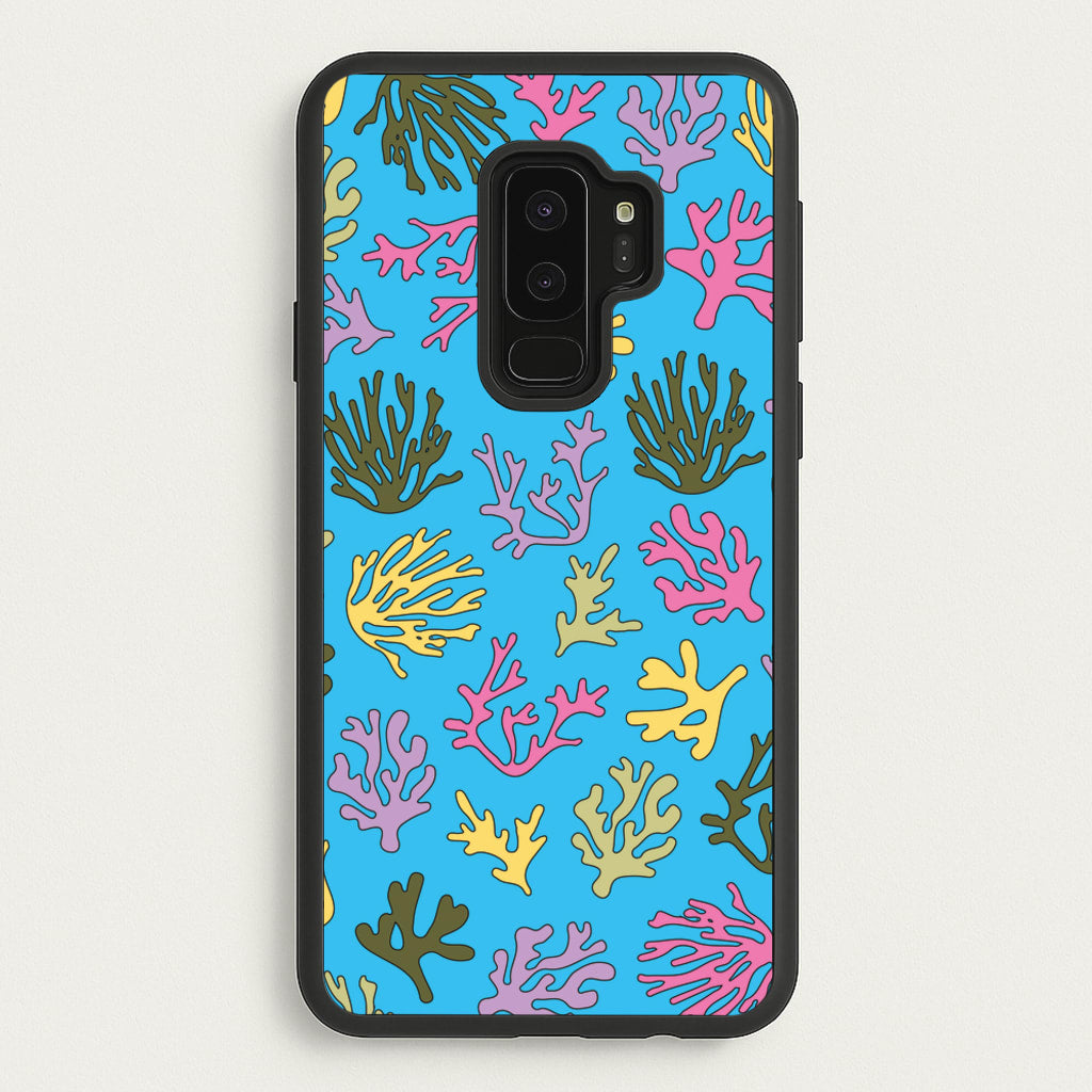 Coral Pattern - Sealife  - Sealife Phone Case for Galaxy S9 Plus