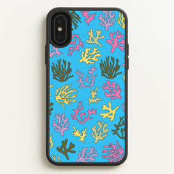 Coral Pattern - Sealife  - Sealife Phone Case for iPhone XS Max