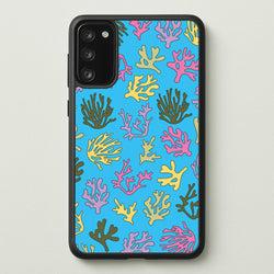 Coral Pattern - Sealife  - Sealife Phone Case for Galaxy S20