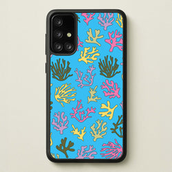 Coral Pattern - Sealife  - Sealife Phone Case for Galaxy A71