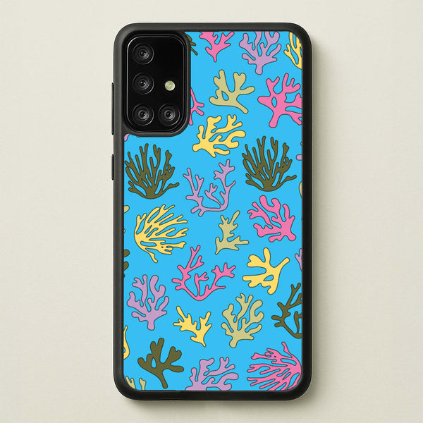 Coral Pattern - Sealife  - Sealife Phone Case for Galaxy A71