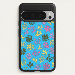 Coral Pattern - Sealife  - Sealife Phone Case for Google Pixel 9 Pro XL