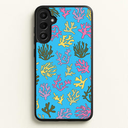 Coral Pattern - Sealife  - Sealife Phone Case for Galaxy A36