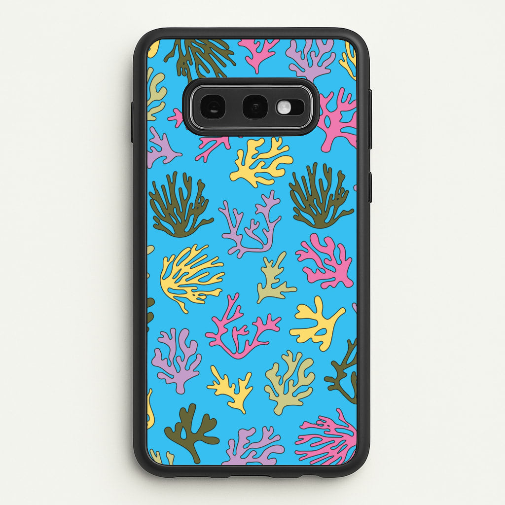 Coral Pattern - Sealife  - Sealife Phone Case for Galaxy S10e