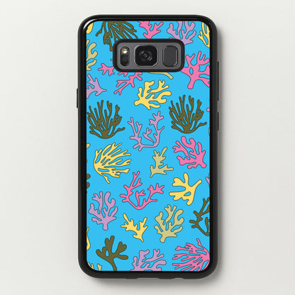 Coral Pattern - Sealife  - Sealife Phone Case for Galaxy S8