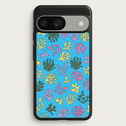Coral Pattern - Sealife  - Sealife Phone Case for Google Pixel 9 / 9 Pro