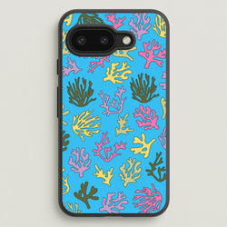 Coral Pattern - Sealife  - Sealife Phone Case for Google Pixel 9a