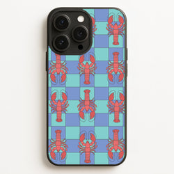 Lobster Pattern - Sealife  - Sealife Phone Case for iPhone 16 Pro Max
