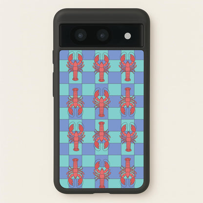 Lobster Pattern - Sealife  - Sealife Phone Case for Google Pixel 8a