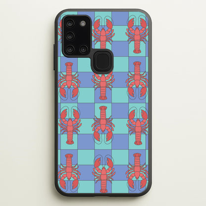 Lobster Pattern - Sealife  - Sealife Phone Case for Galaxy A21s