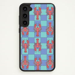 Lobster Pattern - Sealife  - Sealife Phone Case for Galaxy S23 Plus