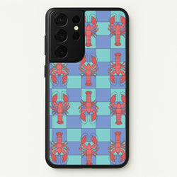 Lobster Pattern - Sealife  - Sealife Phone Case for Galaxy S21 Ultra