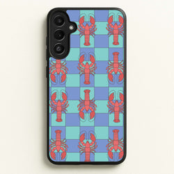 Lobster Pattern - Sealife  - Sealife Phone Case for Galaxy A34