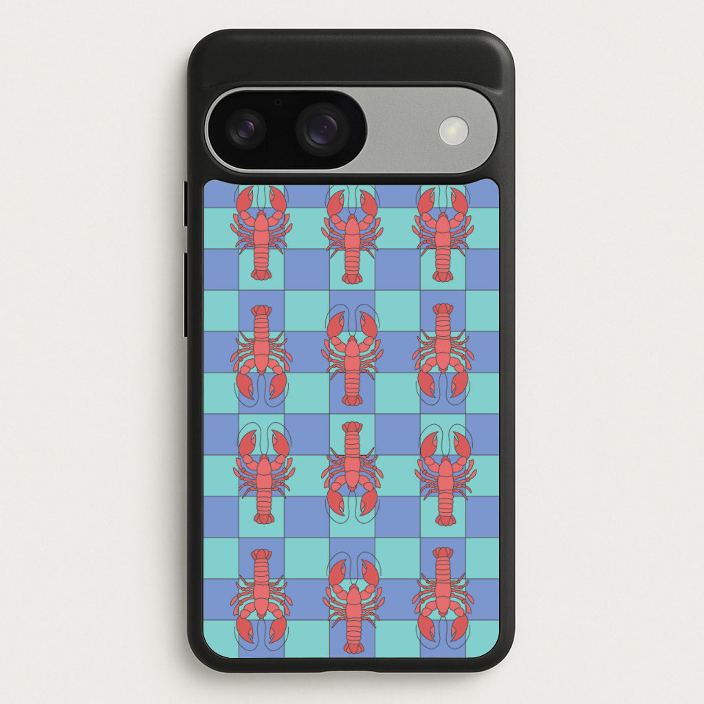 Lobster Pattern - Sealife  - Sealife Phone Case for Google Pixel 9 / 9 Pro