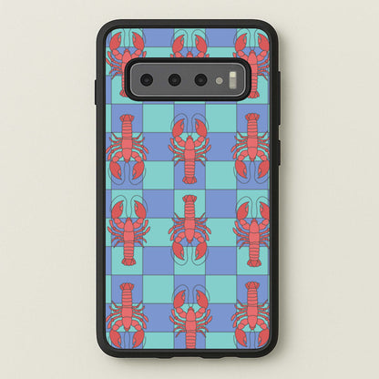 Lobster Pattern - Sealife  - Sealife Phone Case for Galaxy S10 Plus