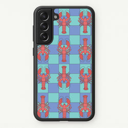 Lobster Pattern - Sealife  - Sealife Phone Case for Galaxy S21