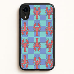 Lobster Pattern - Sealife  - Sealife Phone Case for iPhone XR