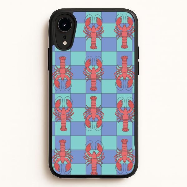 Lobster Pattern - Sealife  - Sealife Phone Case for iPhone XR