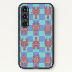Lobster Pattern - Sealife  - Sealife Phone Case for Galaxy S24