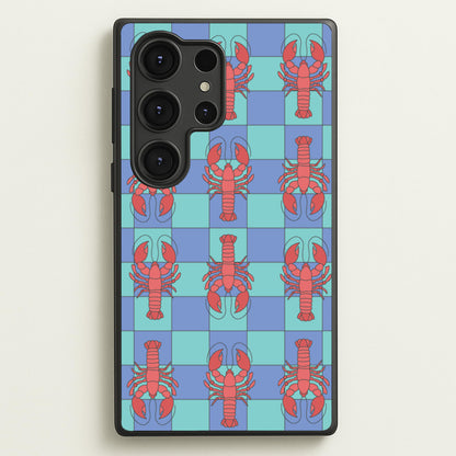 Lobster Pattern - Sealife  - Sealife Phone Case for Galaxy S25 Ultra