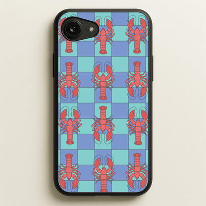 Lobster Pattern - Sealife  - Sealife Phone Case for iPhone 16e