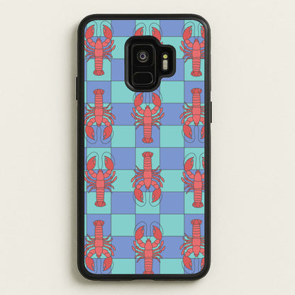 Lobster Pattern - Sealife  - Sealife Phone Case for Galaxy S9