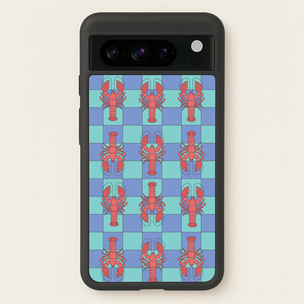 Lobster Pattern - Sealife  - Sealife Phone Case for Google Pixel 8 Pro