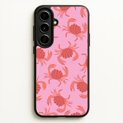 Crab Pattern - Sealife  - Sealife Phone Case for Galaxy A56
