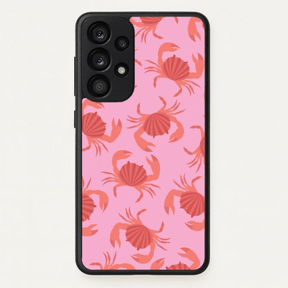Crab Pattern - Sealife  - Sealife Phone Case for Galaxy A33