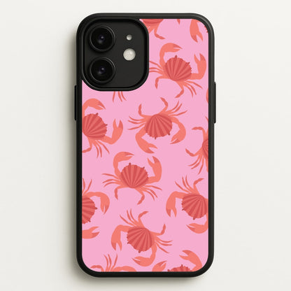 Crab Pattern - Sealife  - Sealife Phone Case for iPhone 11