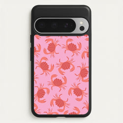 Crab Pattern - Sealife  - Sealife Phone Case for Google Pixel 9 Pro XL