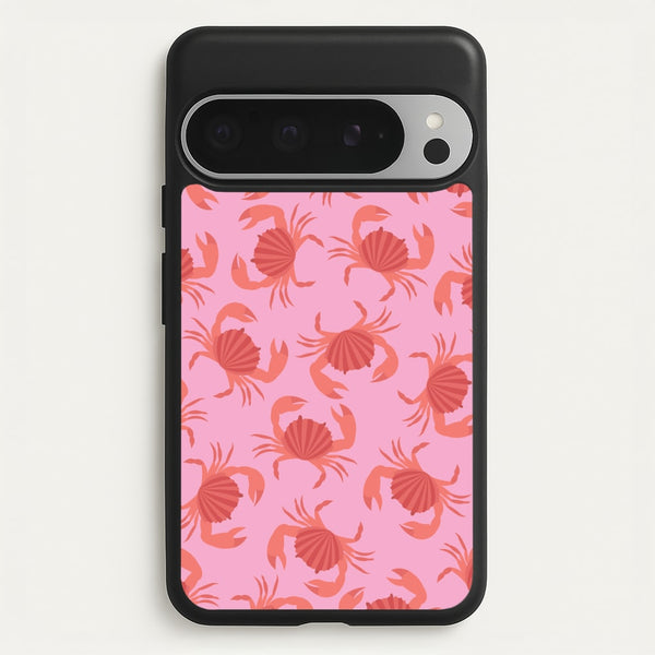 Crab Pattern - Sealife  - Sealife Phone Case for Google Pixel 9 Pro XL