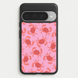 Crab Pattern - Sealife Phone Case for Google Pixel 10 Pro XL