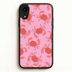 Crab Pattern - Sealife  - Sealife Phone Case for iPhone XR