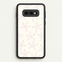 Starfish Pattern - Sealife  - Sealife Phone Case for Galaxy S10e