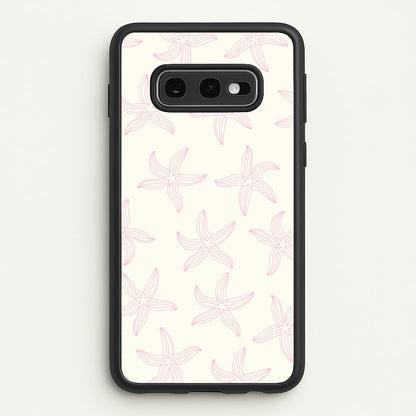 Starfish Pattern - Sealife  - Sealife Phone Case for Galaxy S10e
