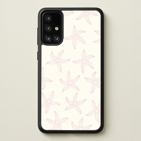 Starfish Pattern - Sealife  - Sealife Phone Case for Galaxy A71